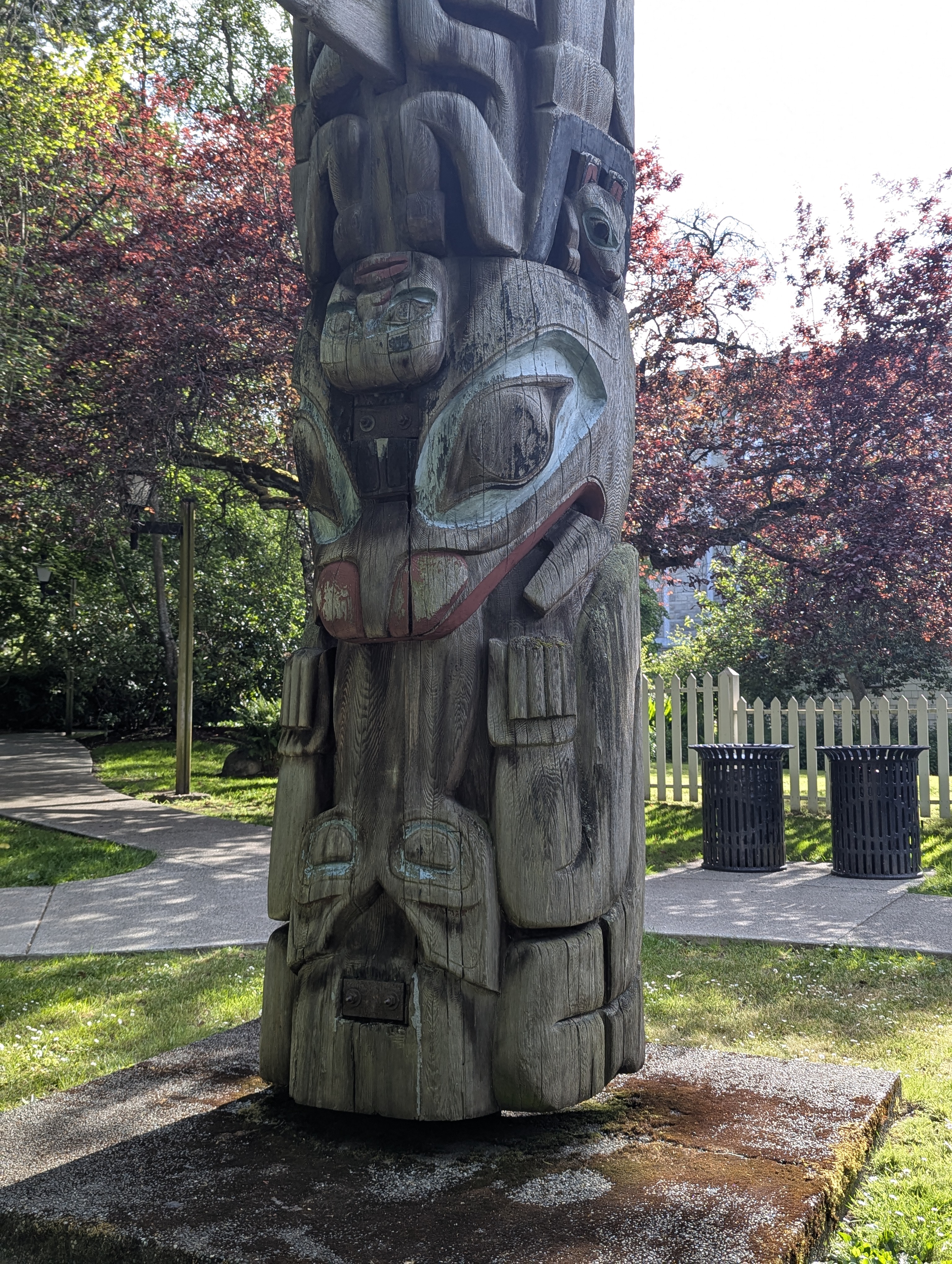 Birthday Trip to Canada, Thunderbird Park, Victoria, Vancouver Island